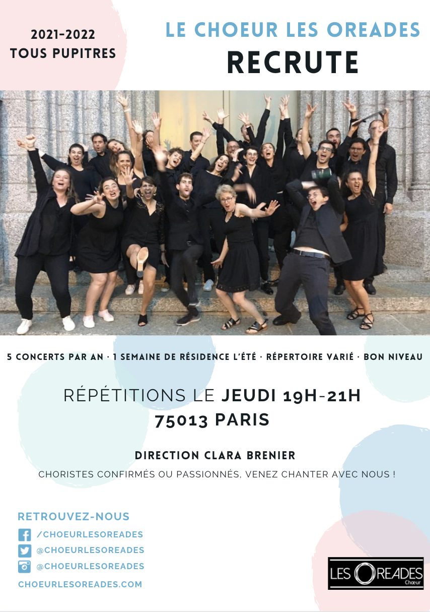 Affiche ou photo : Recrutement 2021-2022