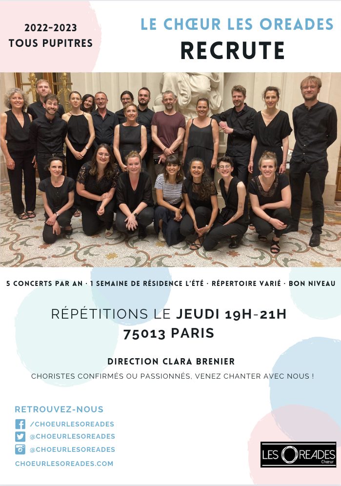Affiche ou photo : Recrutement 2022/2023