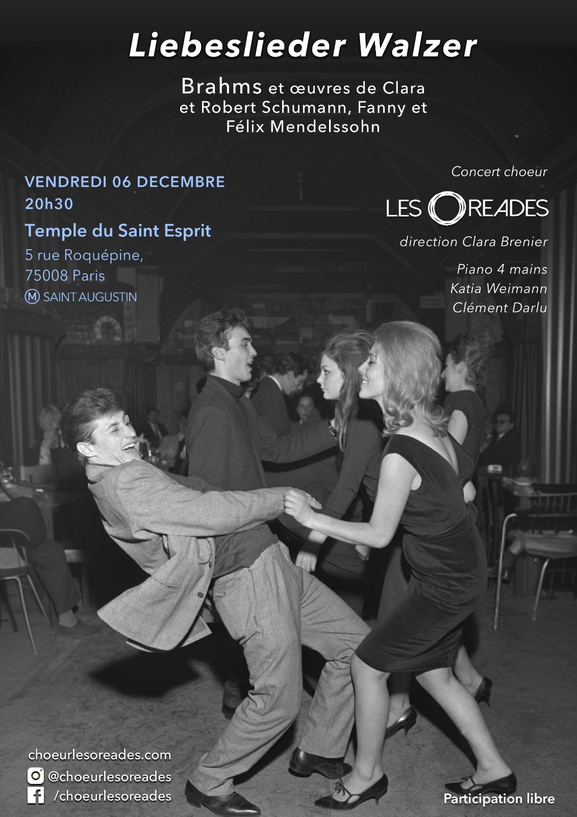 Affiche ou photo : « Liebeslieder Walzer » et romantisme allemand